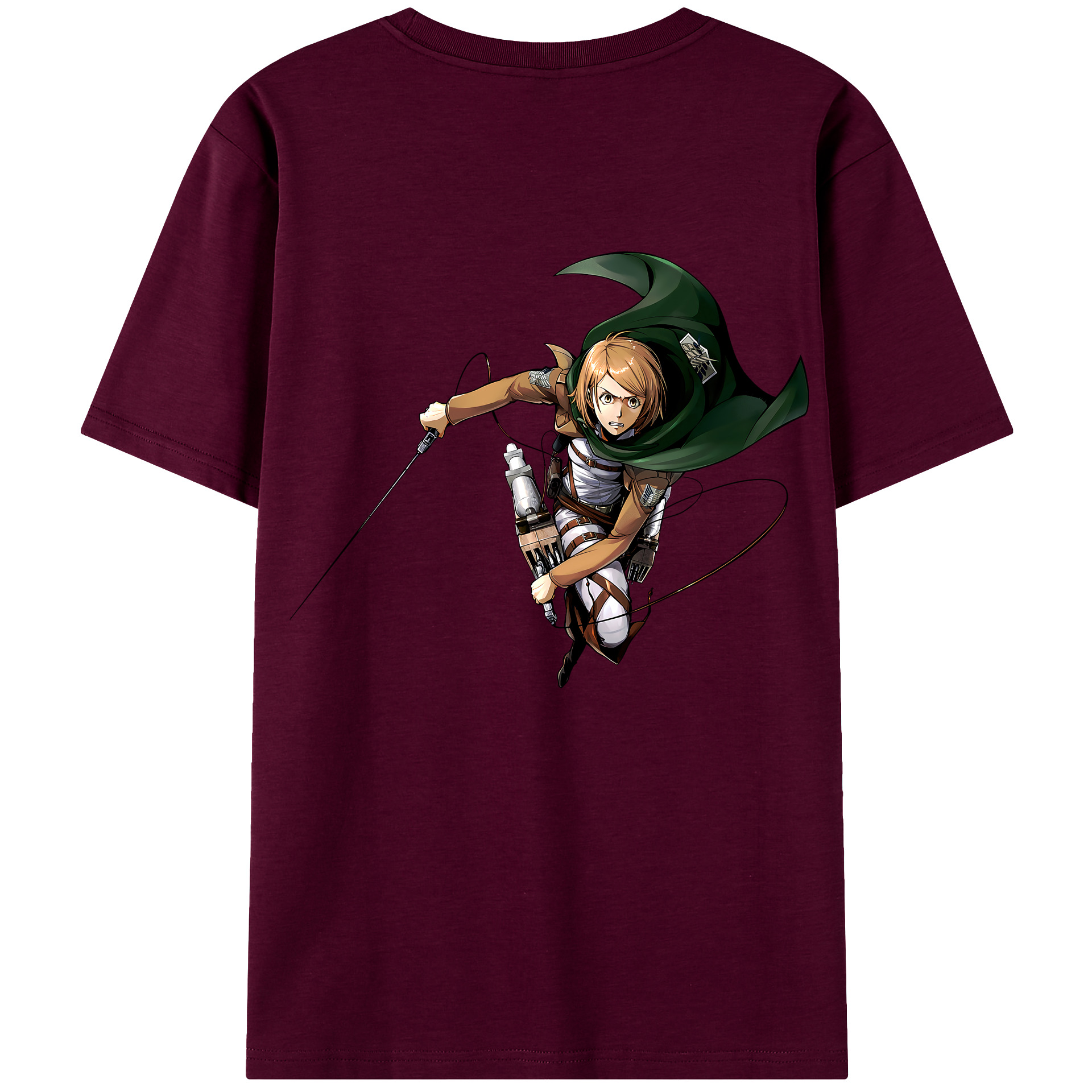 （画像用） 進撃の巨人 ペトラ·ラル Attack on Titan Petra Rall レディース半袖Tシャツ(バックプリント)